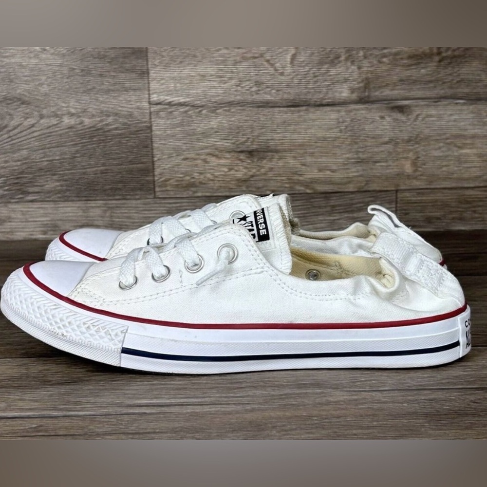 Almost new slip on, white Converse